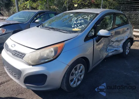 2013 Kia Rio Lx из США, поврежденный, VIN KNADM5A3XD6200220